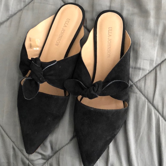 Ulla Johnson Shoes - Ulla Johnson black suede slides
